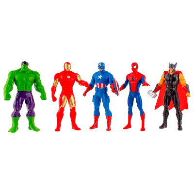 Игровой набор из пяти фигурок Марвел 10 см KiddiePlay KPL3021 1